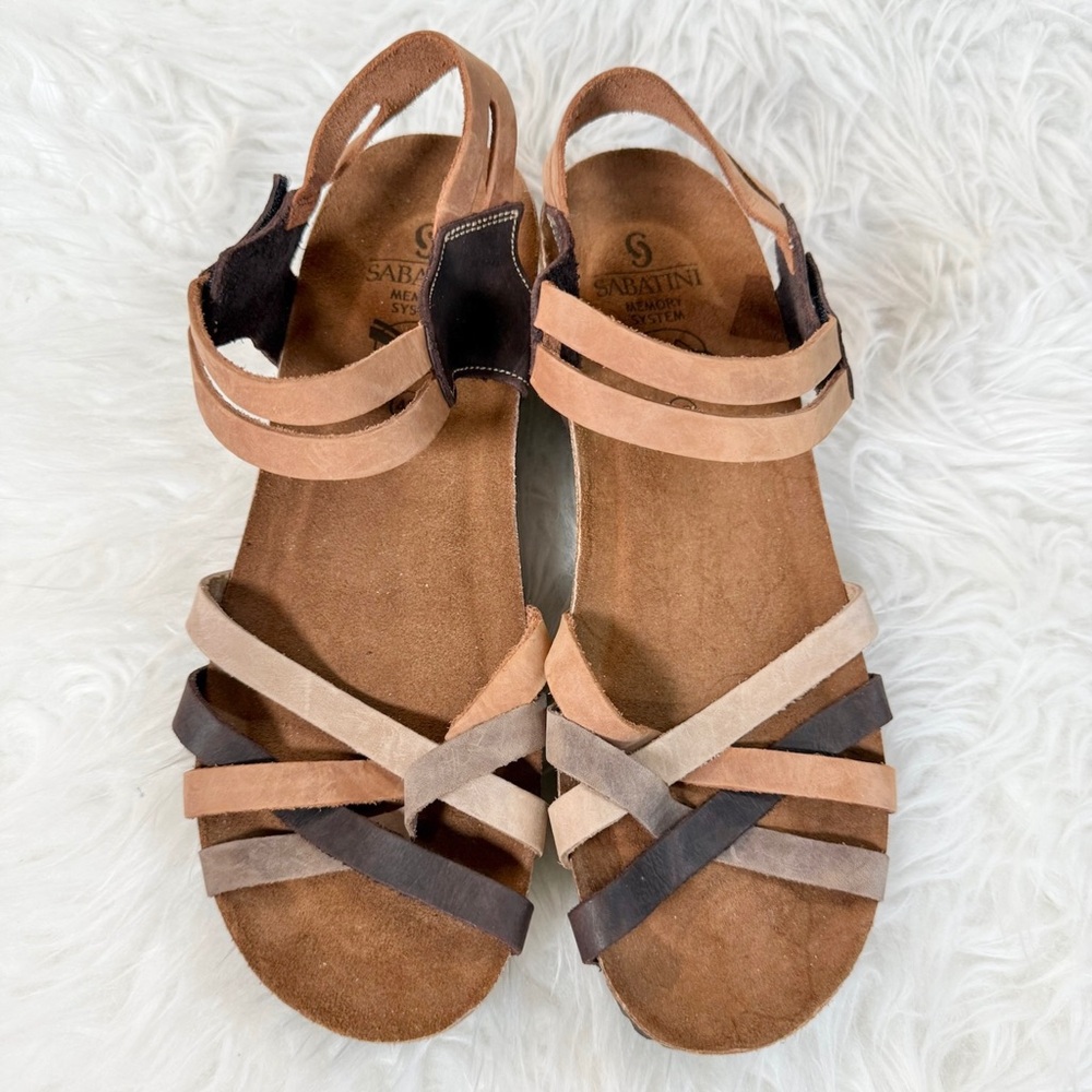 Sabatini Women’s Size 42 Memory System Strappy Sandals
